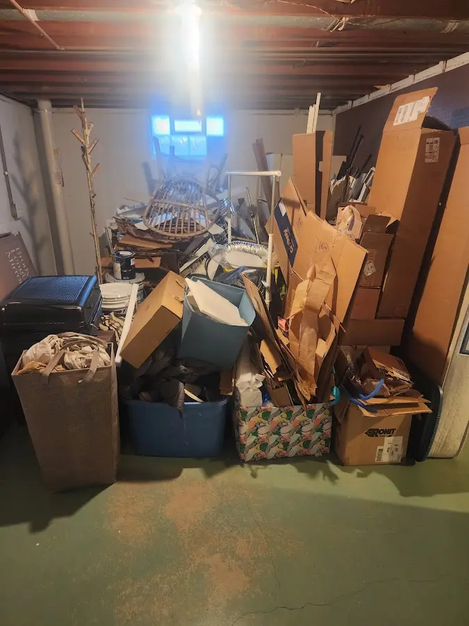 Roll-off dumpster container at job site for Construction Dumpster Rental in Bermuda Run